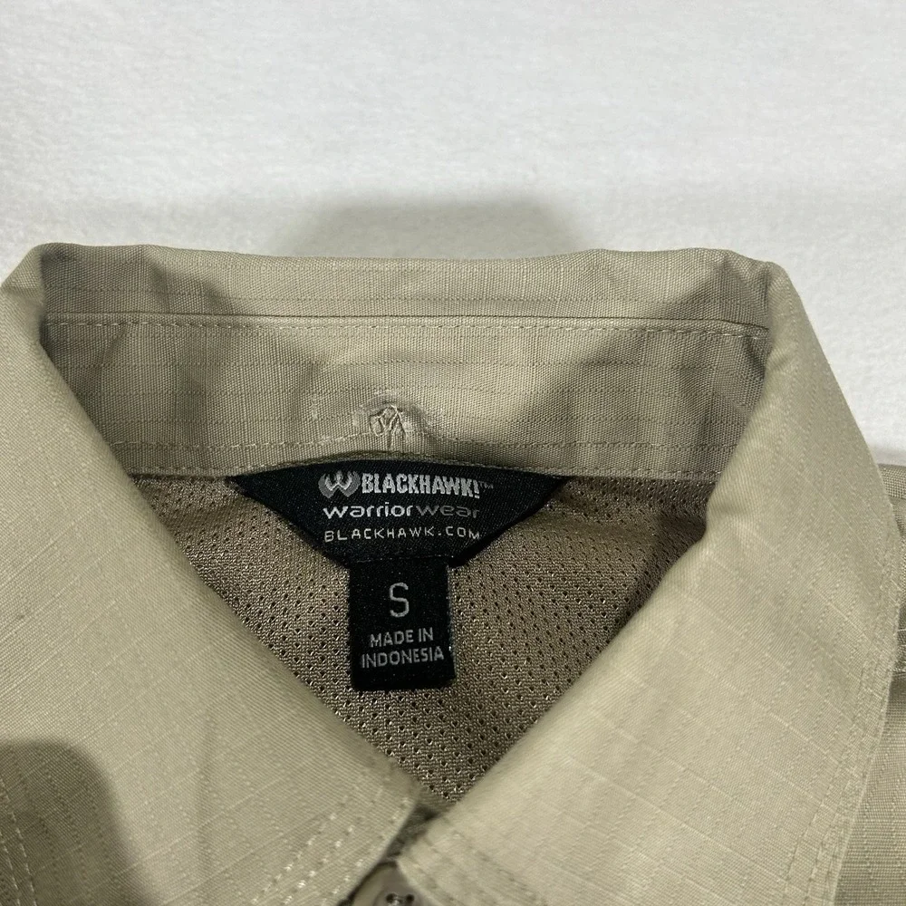 Blackhawk Warrior Wear Shirt Men's Small Tactical Canvas Cargo Pockets Button Up